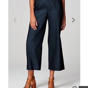 J. Jill Jenna wide leg cropped pant size 8 NWT